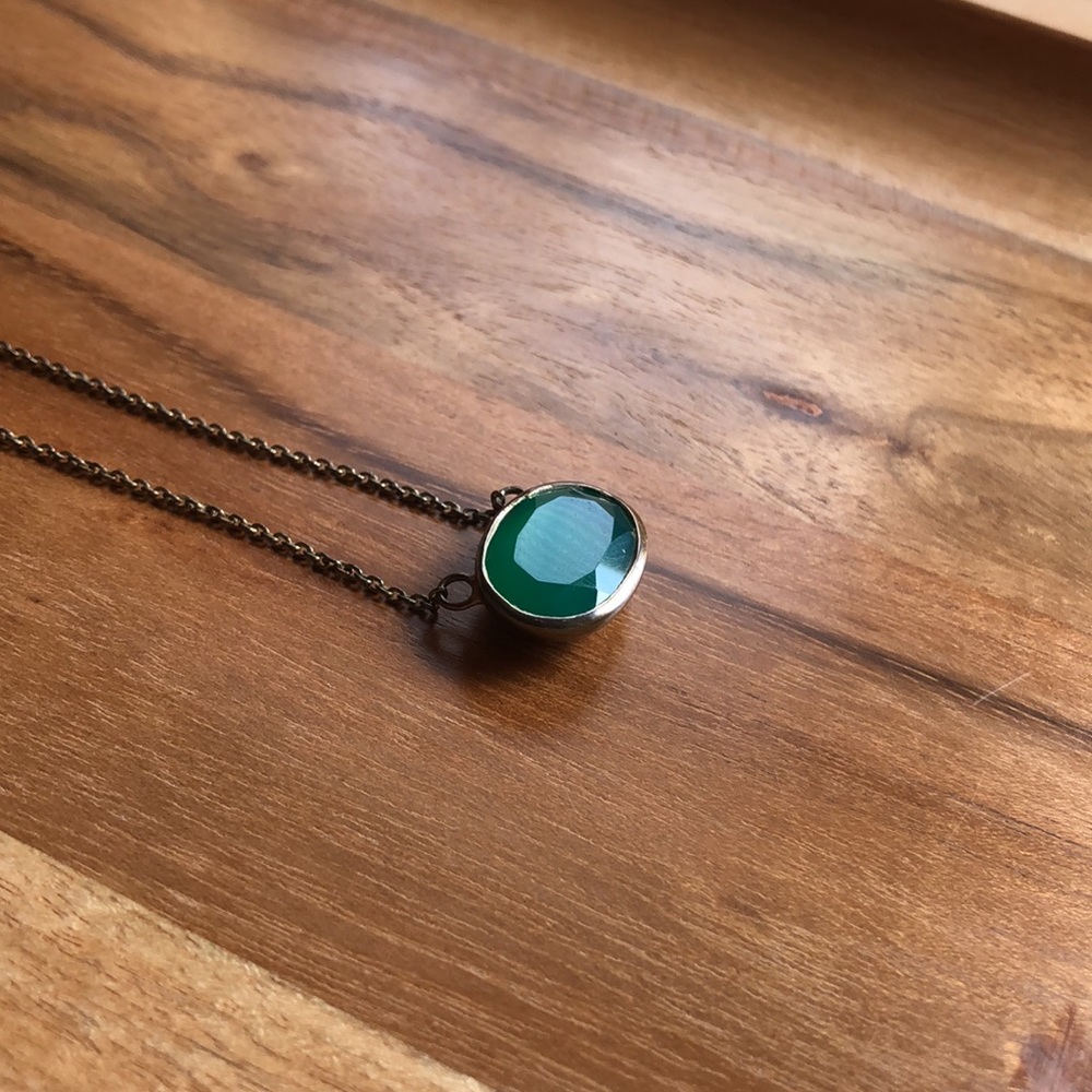 Baroni | Green Emerald & .925 Silver Necklace - Picture 3 of 13